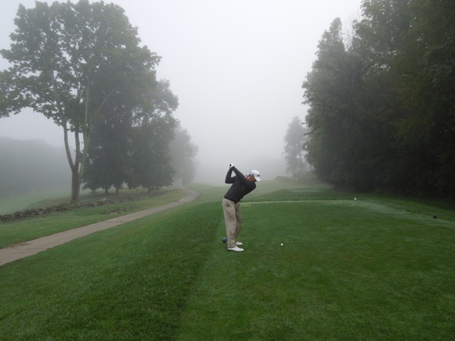 Misty golf with KD
